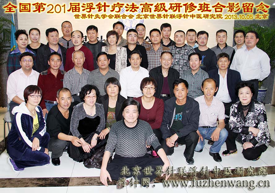 全国浮针疗法第201届培训班在世界针灸学会联合会成功举办并圆满结束 北京（2013年10月5-7日）