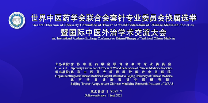 热烈祝贺世界中医药学会联合会套针专业委员会换届选举暨国际中医外治学术交流大会线上圆满成功举办